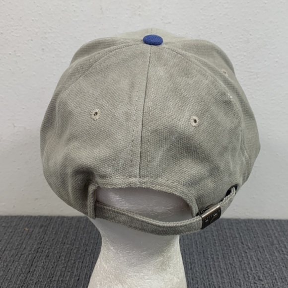 Irving Baseball Hat Mens OSFA Muted Green Blue Brim Strapback cap Toppers - Picture 7 of 13